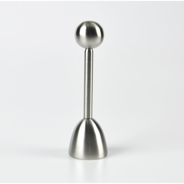 Eggåpner og eggtopper i rustfritt stål for hardkokte og bløtkokte egg sølv Silver 50