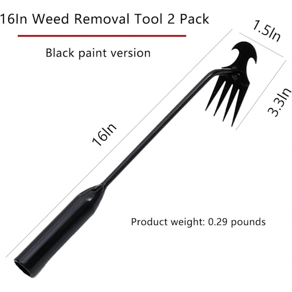 Weeding Tool, 2 Pcs Manual Weeding Tools, Stainless Steel Weeding Tool-tfrf