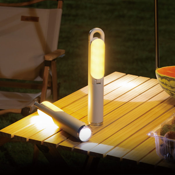 Foldable Outdoor Camping Lamp Emergency Light Camping Lantern Multifunctional Strong Light Flashlight Atmosphere Lamp Warning Light
