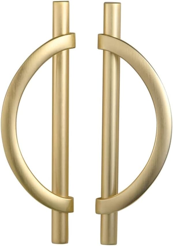 Gyllene skåphandtag (96 mm)