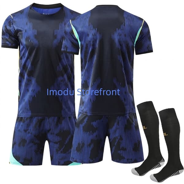 2026 VM Brasil Hemmabarnsfotbollströja Vinicius Nr 11 Raphinha Raphinha 16