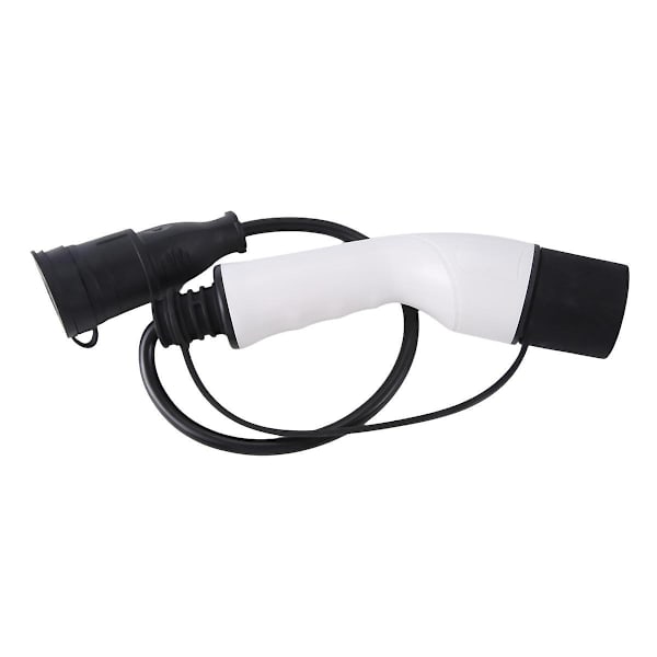 EV-stik 16A Type 2 Han til Schuko Stik EV-ladeadapter til EV-ladestation Elbil, EU-stik