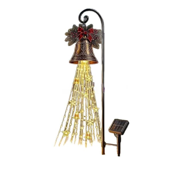 Juleklokke Kaskade Solar Hagelys Bell Waterfall Light