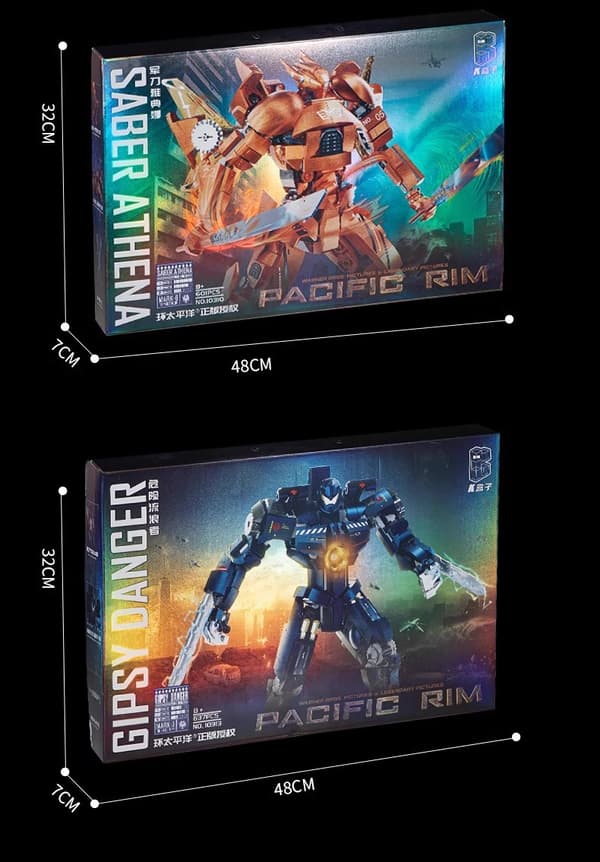Mecha Byggeklodser Modelsæt, Robot Samleklodslegetøj, Samleobjekt Mecha Figur Display Gipsy Danger