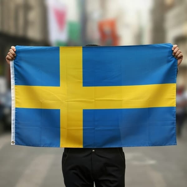 Sverige Flagg - 150 x 90 cm 85