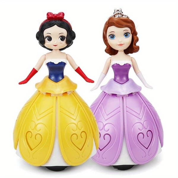 Disney Prinsesse Dansende Roterende Figur Samleobjekt Gave - Flott som gave! White Snow