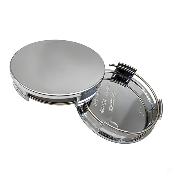 4-pak centerkapsler - hjulnavsemblem sølv 65mm Silver 65mm Silver