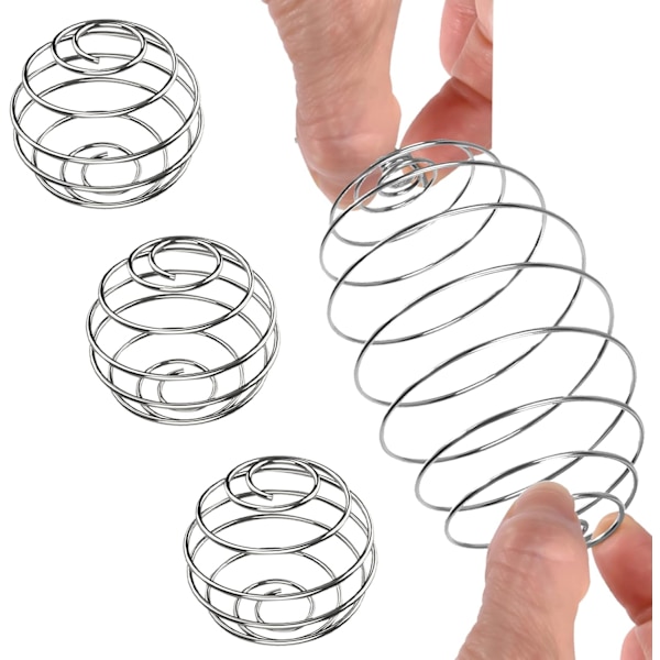 4-pack 304 rostfria stålflaskor omrörningskulor för dryckesflaskor