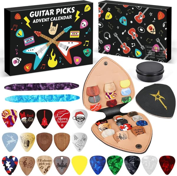 2025 Gitarplekter Julekalender - Gitarplekter Nedtelling til Jul Blindboks