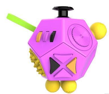 Anti-Stress Depression Cube Legetøj til Angstdæmpning - Legetøj C3 fresh purple