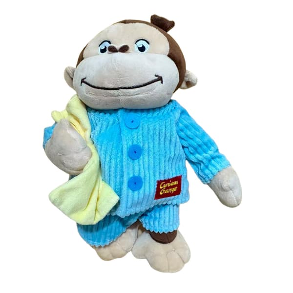 Utelias Veli -apinapehmolelukirja - Mukava pehmolelu lapsille 40cm Curious monkey