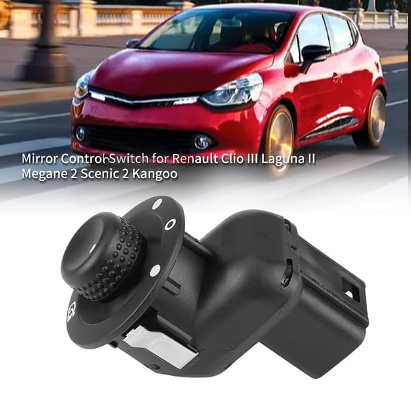 Kompatibel med strømfoldespejlskontakt til Renault Kangoo 8200109014
