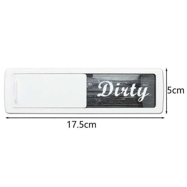 Diskmaskinsmagnet Smutsig Ren Lättläst Skjutbar Diskmaskin Smutsig Ren Magnetisk Indikator E