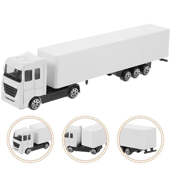 Drenge Lastbil Model Legetøj Legering Lastbil Model Realistisk Container Lastbil Model Miniature Lastbil Legetøj