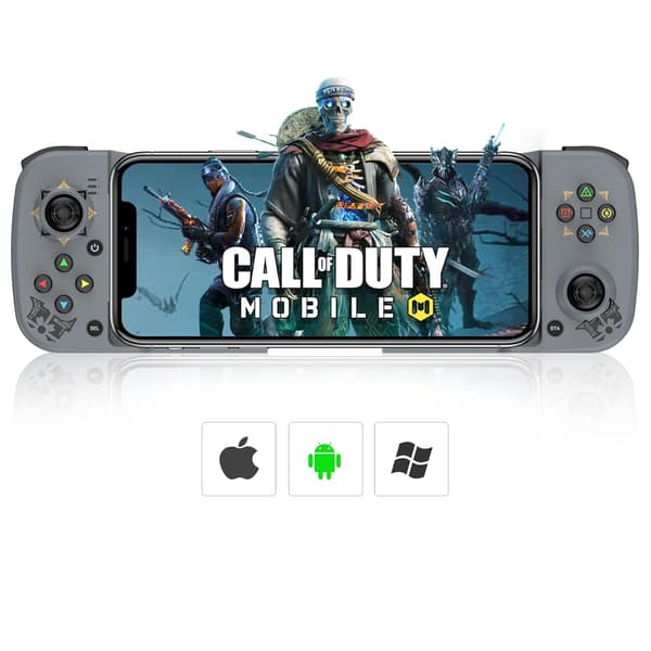Langaton ohjain Androidille ja iPhonelle, Bluetooth-pelikonsoli, ohjaimet Samsung Galaxy 22/21/20 iPhone 14/14 Plus/14 Pro/14 Pro Max/13 Pro Max COD