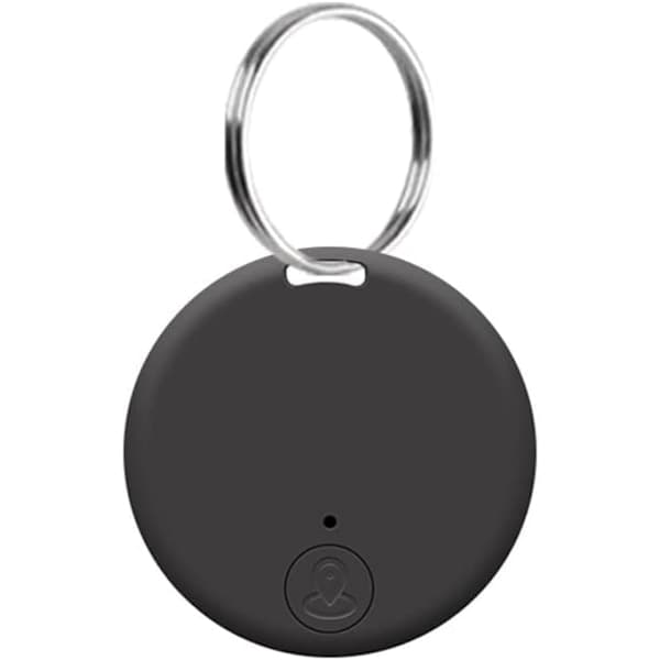 Mini GPS-tracker Trådløs Bluetooth 5.0 Anti-tabt Enhed Smart Locator Kæledyrsnøgle Pung Tracker med Nøglering Sort