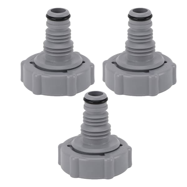 3 STK./Sælg Bestway P6H1419 Slangeadapter (Grå? 32 mm) Tilslutningsadapter