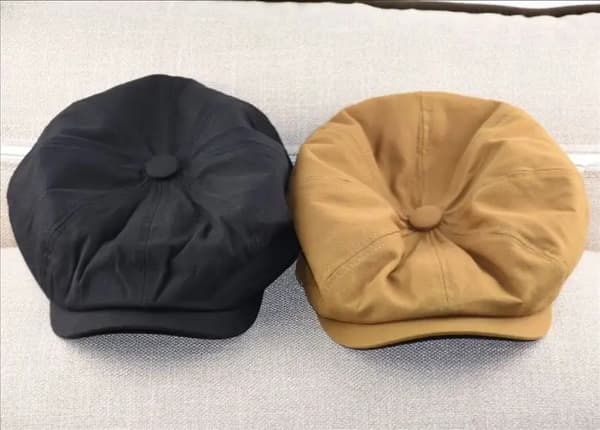 Big Head Plus Size Herre Newsboy Flat Cap 100% Bomull Gatsby Ivy Golf Cabbie Hatt Oversized