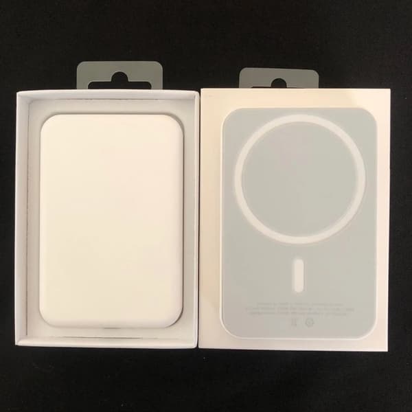 Magnetisk Powerbank for iPhone 12/13/14/15, hurtiglading (PD) hvit
