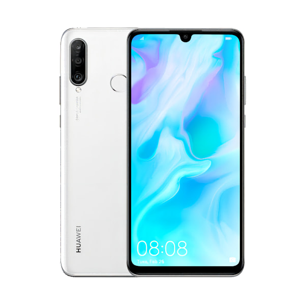 Smartphone Huawei P30 Lite 4G Dubbel SIM 4 / 128 GB vit