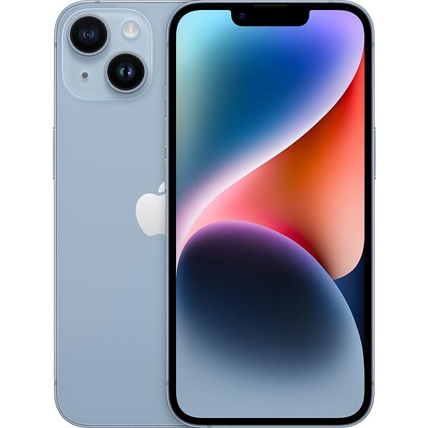 iPhone 14 128GB Blå Grade A++ Premium 100% Batteri Refurbished Blå