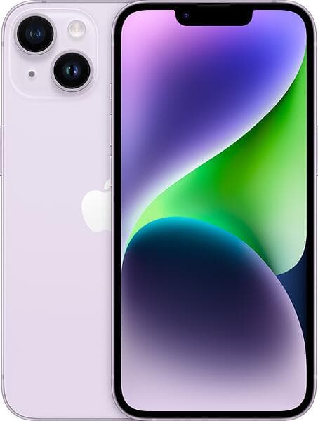 iPhone 14 128GB Lila Grade A++ Premium 100% Batteri Refurbished