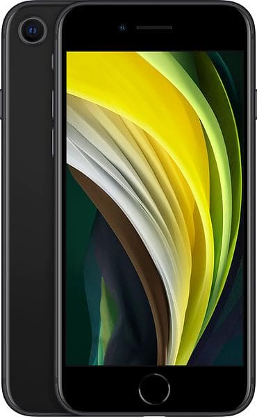Begagnad iPhone SE 2020 64GB Svart Grade A