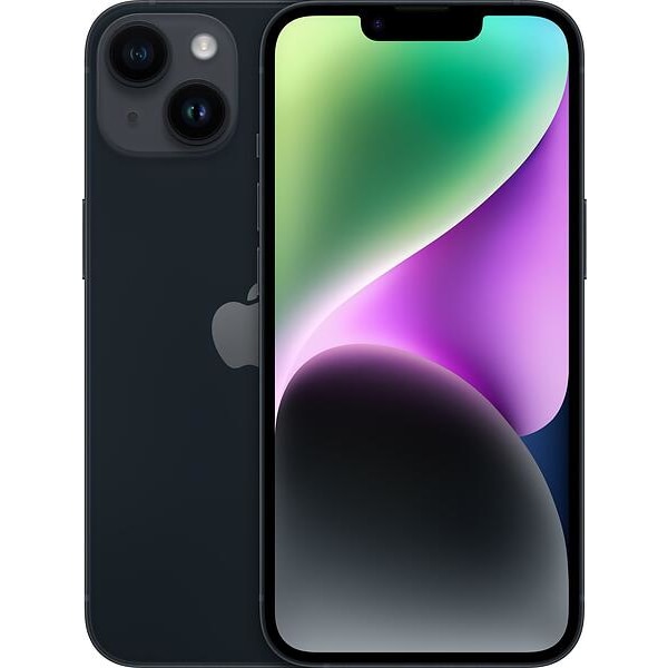 iPhone 14 128GB Sort Grade A++ Premium 100% Batteri Refurbished