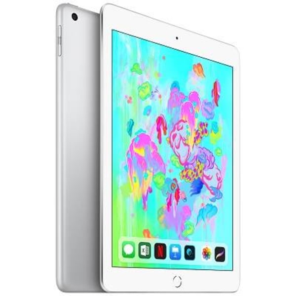Begagnad iPad 6 2018 128GB SIM Silver Grade A
