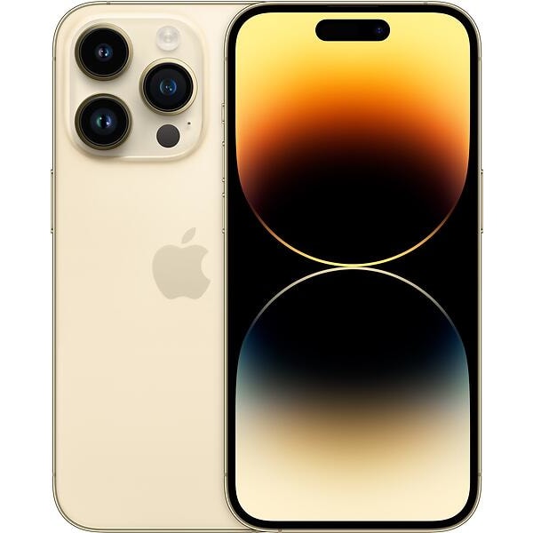 iPhone 14 Pro Max 128GB Guld A+ Premium 100% Batteri Refurbished Guld