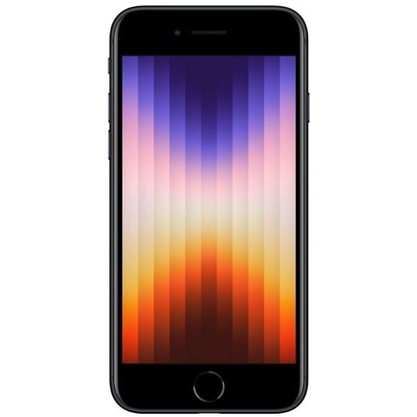 iPhone SE 3 2022 64GB Musta Grade A++ Premium 100% Akku Uusittu musta