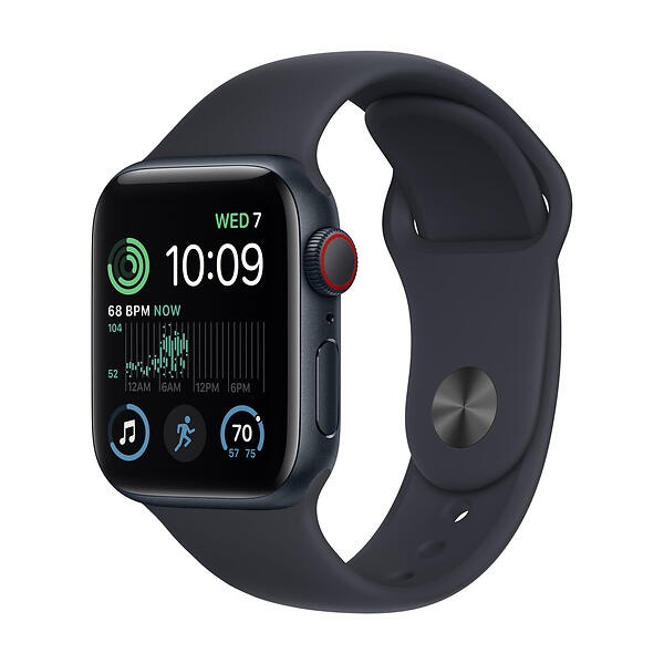 Apple Watch SE 2022 ALU 40mm eSim Svart Grade A