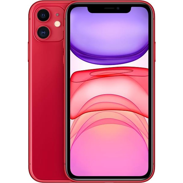 Käytetty iPhone 11 64GB Röd Grade A