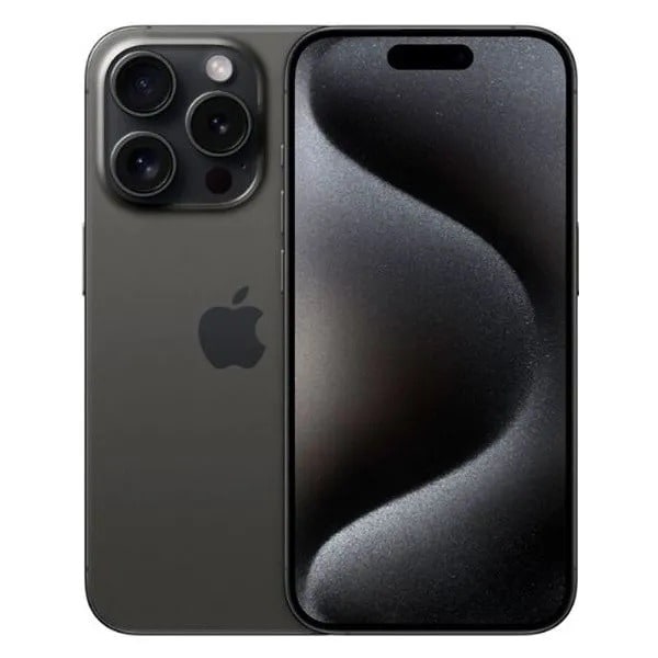 iPhone 15 Pro 128GB Sort Grade A++ Premium 100% Batteri Refurbished Titanium, Sort