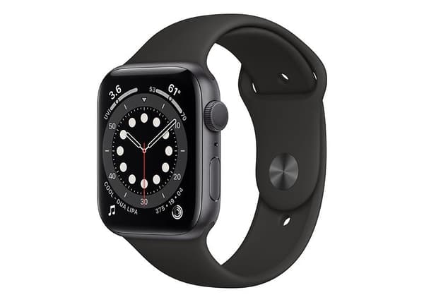 Apple Watch 6 Aluminium 44mm eSIM Svart Grade A+