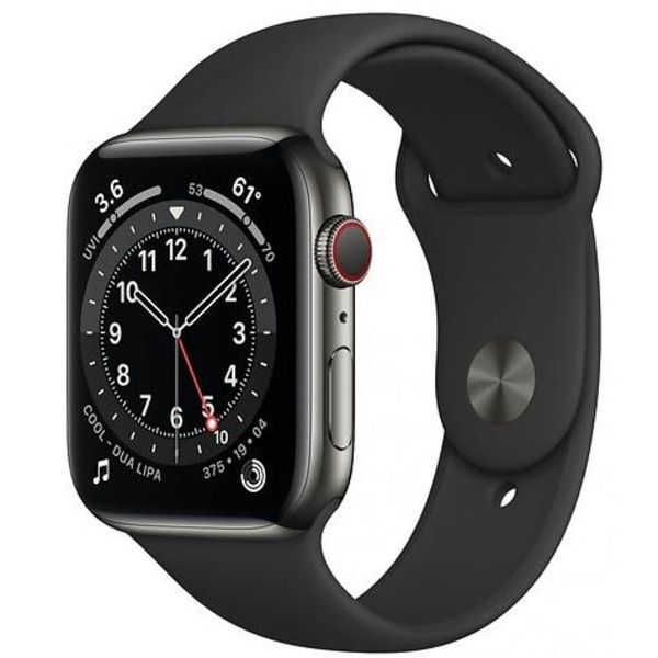 Apple Watch 6 Aluminium 40mm eSIM Svart Grade B Used
