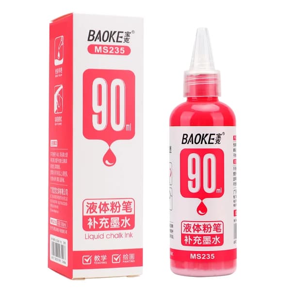 BAOKE MS235 Flytande Krittinte 90ml 1 Flaska pink