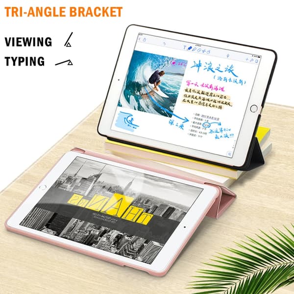 Kompatibelt iPad 10:e generationens fodral 2022 funda iPad pro 11 fodral 2021 iPad 9:e 8:e 7:e generationen 10.9 Air 5 4 6:e 5:e 4:e 9.7 Mini 3 5 skydd Black iPad Pro 10.5 2017
