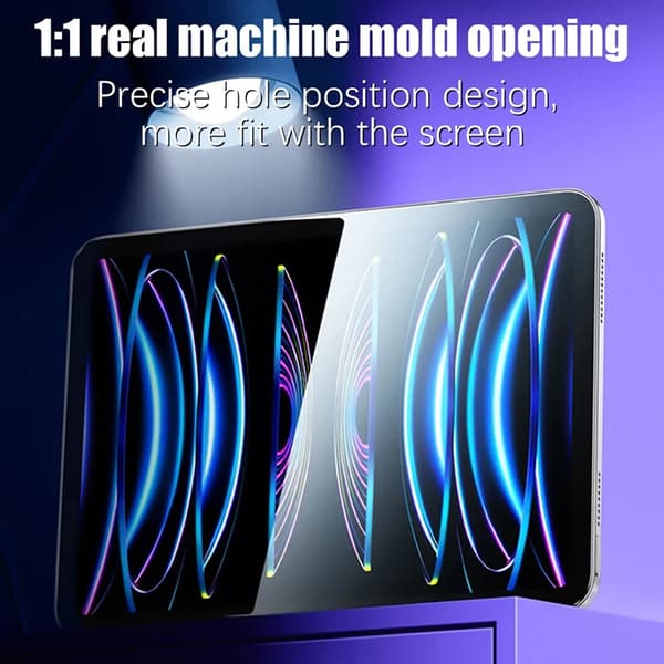 3 st Härdat Glas kompatibelt iPad Pro 11 2021 2022 Air 5 4 Full Screen Protector kompatibelt iPad 10:e generationen ipad 10.2 9:e 8/7:e Mini 6 Pro 11 1st 2nd 3rd