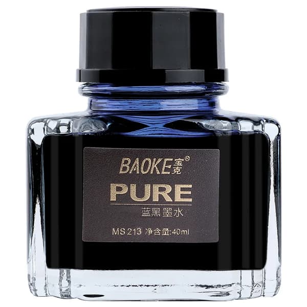 BAOKE MS213 Blåsvart Reservoarpenna Bläck 40ml Blue-black 1 bottle