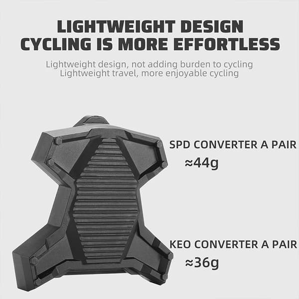 WEST BIKING Clipless Plattform Adapter Pedal för Shimano SPD Speedplay Cykelpedal Konvertera KEO för Look Universal Pedal Adapter SPD System