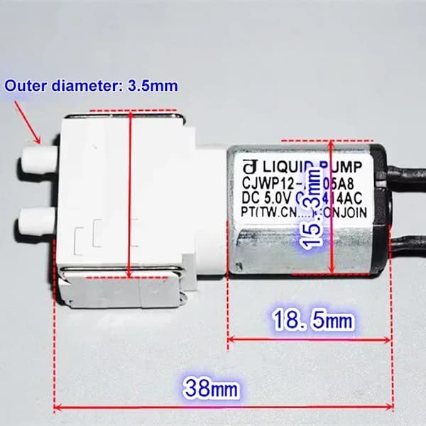 Mini CJWP12 030 Motor Vattenpump DC 3V-5V Självsugande Vätskepump Mini Membranvattenpump A Pump