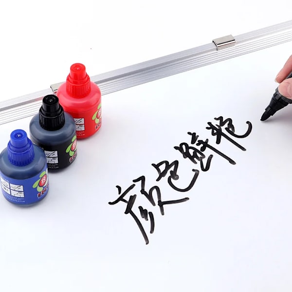 BAOKE MS204 20ml Whiteboardmarkörfärg Black 2pcs