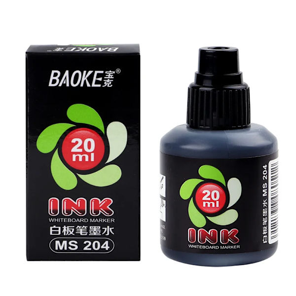 BAOKE MS204 20ml Whiteboardmarkörfärg Blue 2pcs