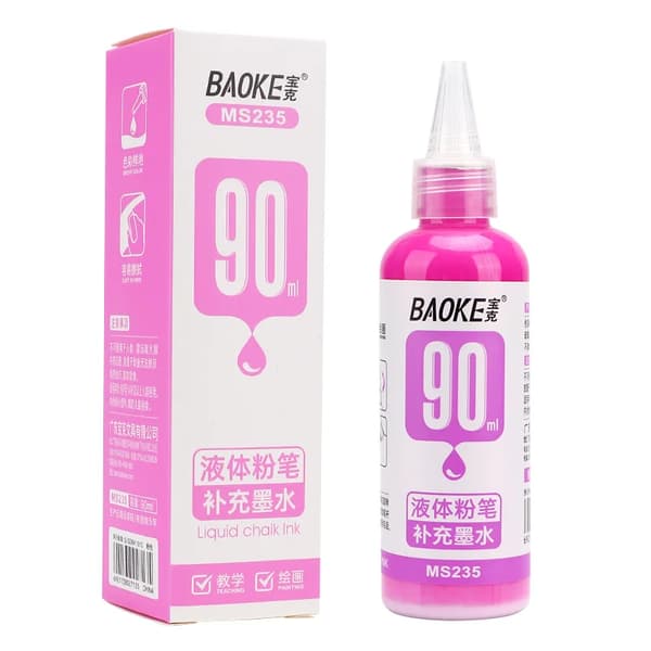 BAOKE MS235 Flytande Krittinte 90ml 1 Flaska RED