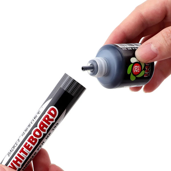 BAOKE MS204 20ml Whiteboardmarkörfärg Red 2pcs