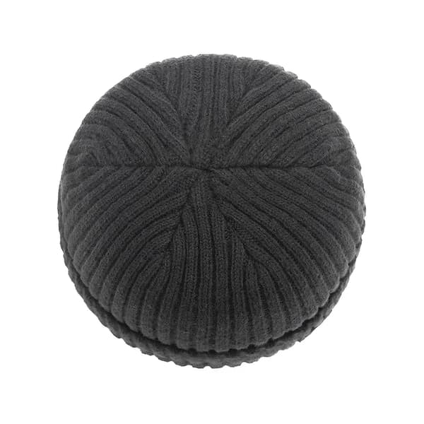 Mössa Herr Slouchy Stickad Skull Cap Varm Strumpmössa Killar Kvinnor Randig Vintermössa Uppvikt Enkel Mössa Coffee
