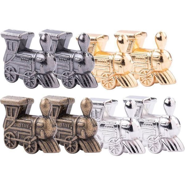 Mexikansk Train Domino tillbehörsset Guld, Koppar, Silver, Metallic