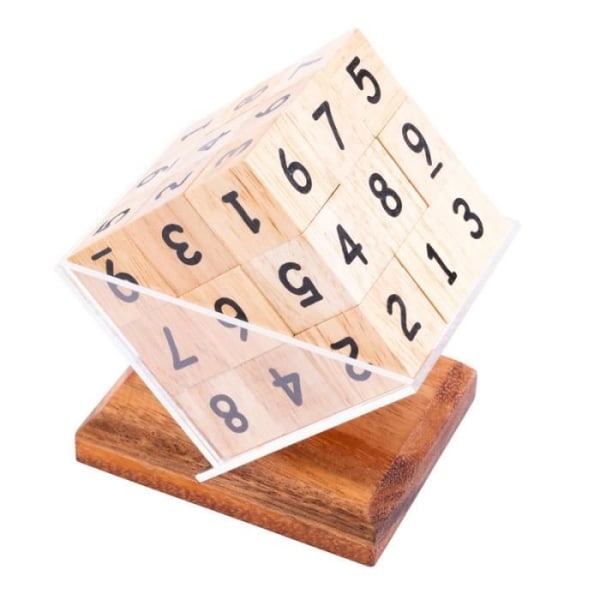 Träpussel: Cube sudoku - pusselspel för 1 spelare, mellannivå