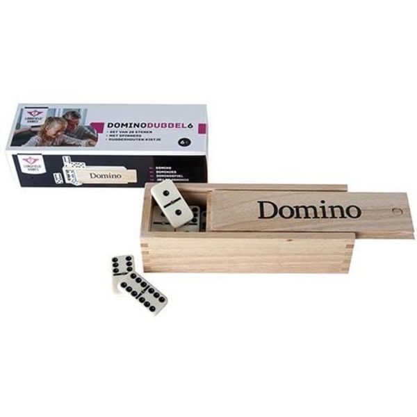 Brädspel - BUFFALO - Double Domino 6 Thick Width - Vuxen - 30 min - 2 spelare eller fler